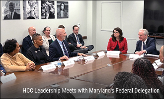 HCC leadership meets with Maryland's federal delegation