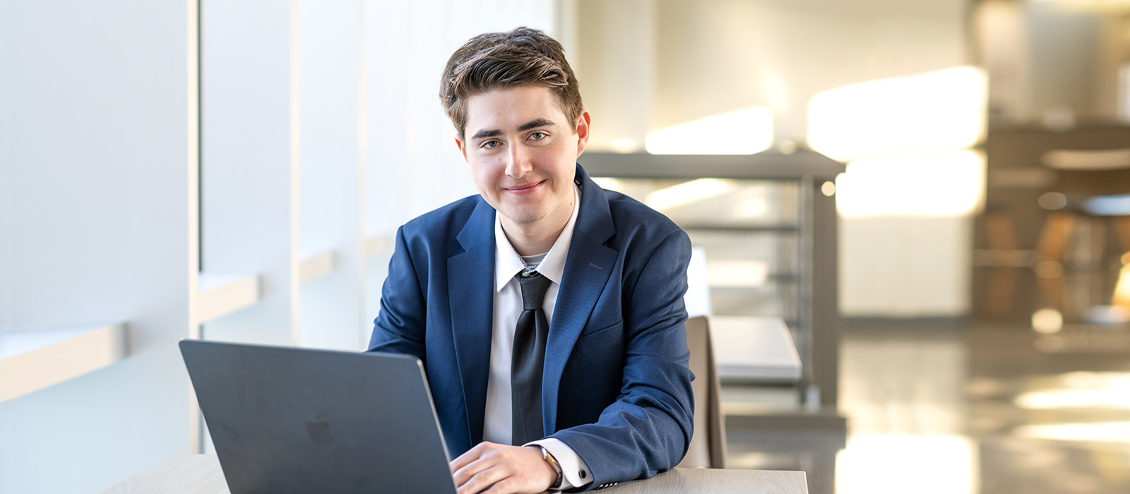 Howard Community College (HCC) business administration major and honors student Spencer Gonce