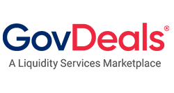 Gov Deals logo in blue and red with the words 