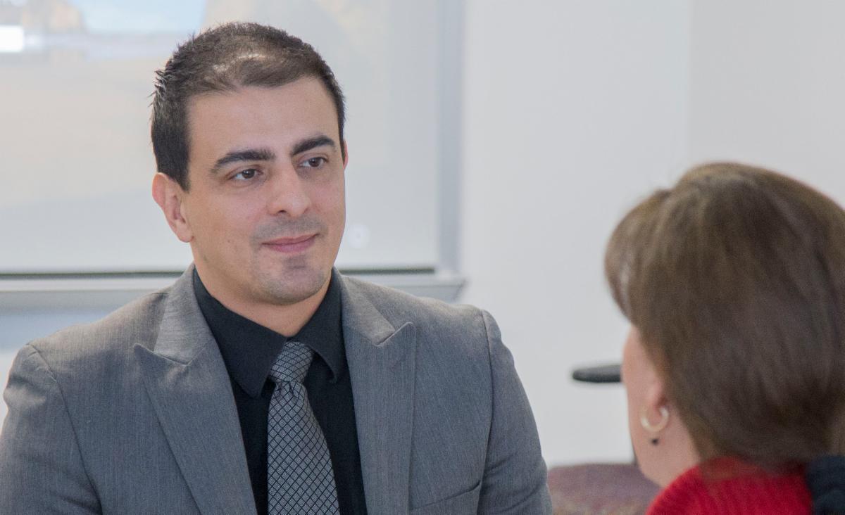 In his native country of Colombia, Luis Silva held a master's degree in business.