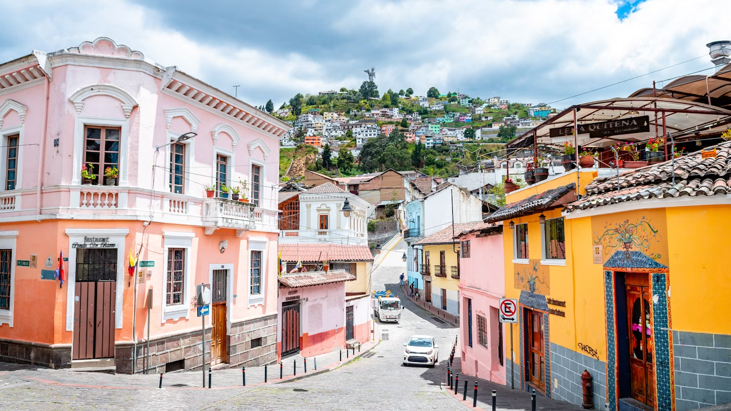 Buildings in Quito Ecuador