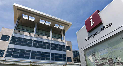 Campus directional signage