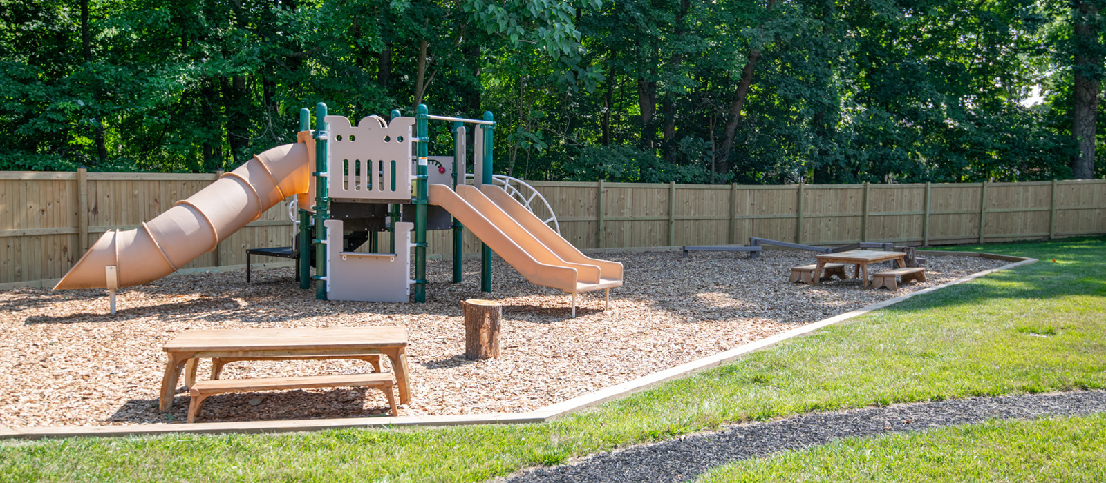 Children's Learning Center playground equipment.